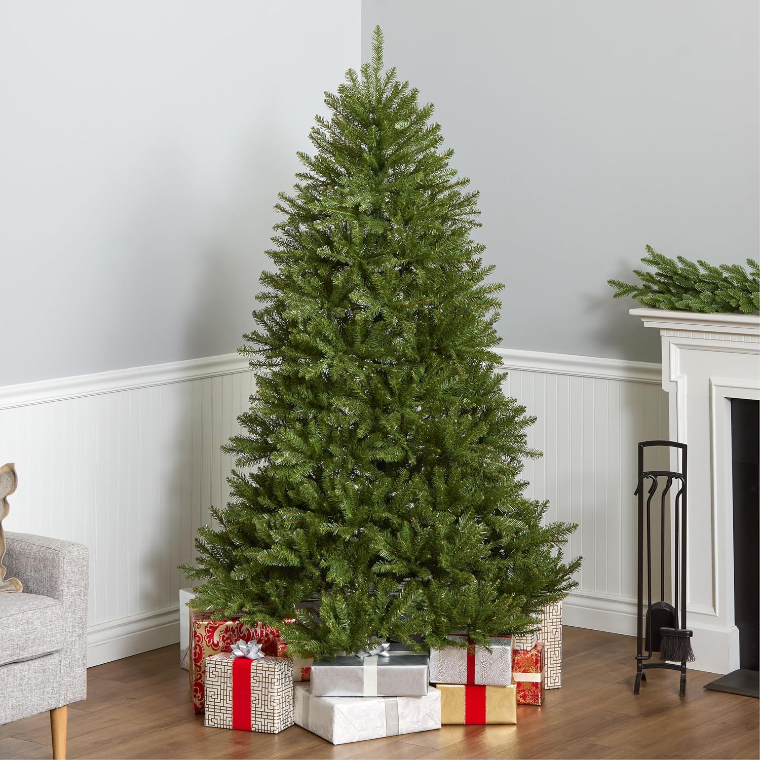 National Tree Company 6.5 ft Unlit Dunhill Fir Full Artificial Christmas Tree