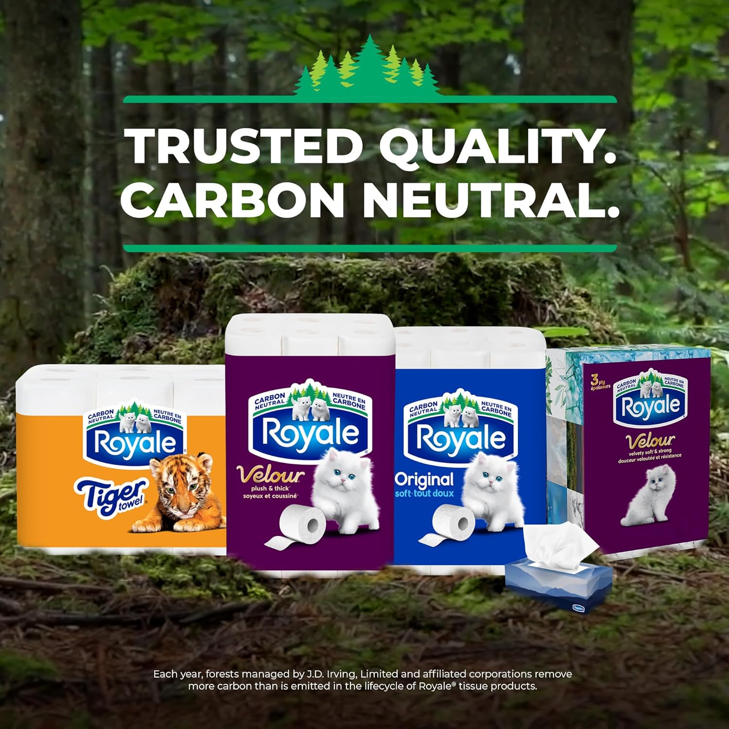 Royale Velour Toilet Paper, 12 Equal 48 Rolls, 284 Bathroom Tissues per roll