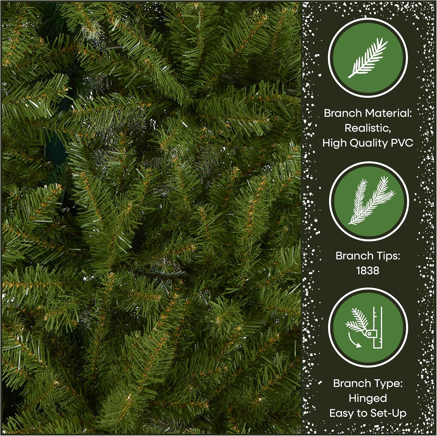 National Tree Company 6.5 ft Unlit Dunhill Fir Full Artificial Christmas Tree
